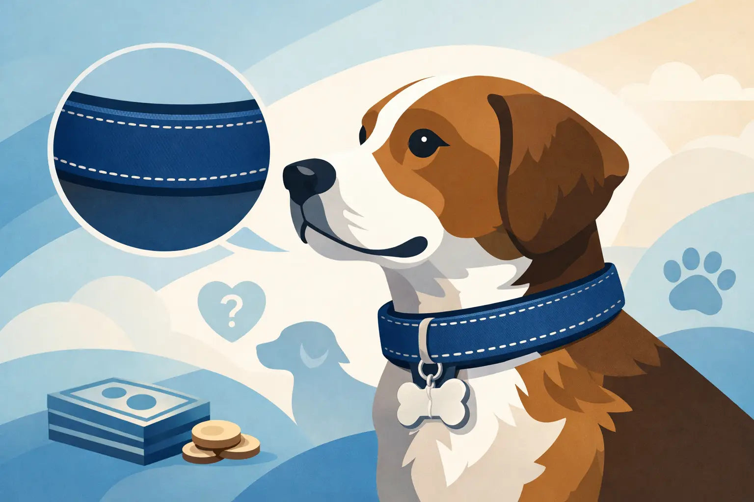 Nombre bordado en collar perro: vale la pena