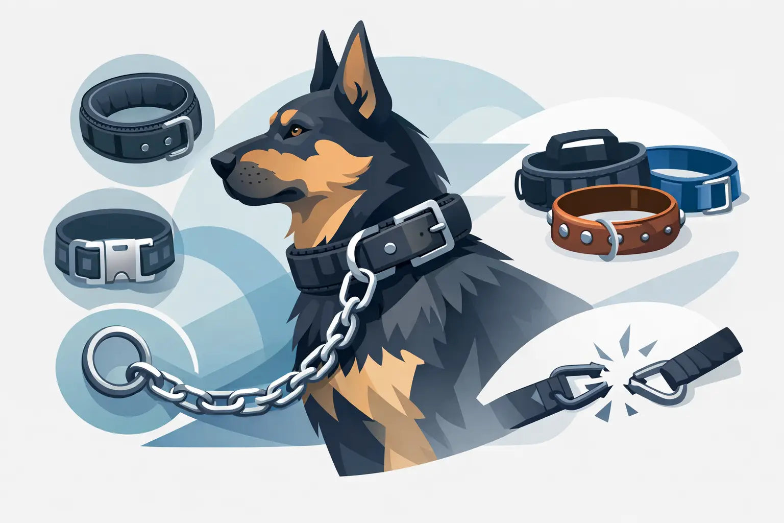 Mejor collar para perros fuertes: qué mirar