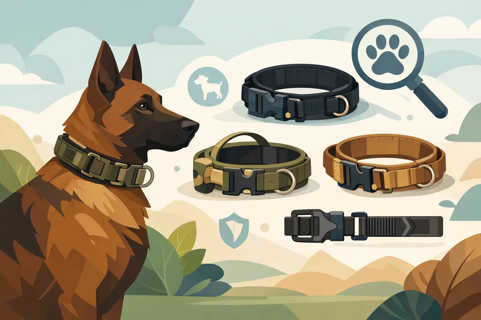 Cómo elegir collar táctico para perro