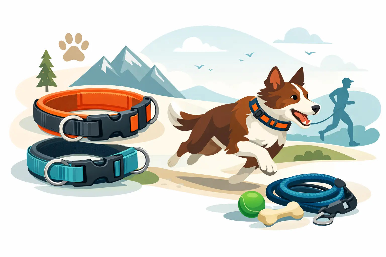 Guía de compra collar premium para perros activos