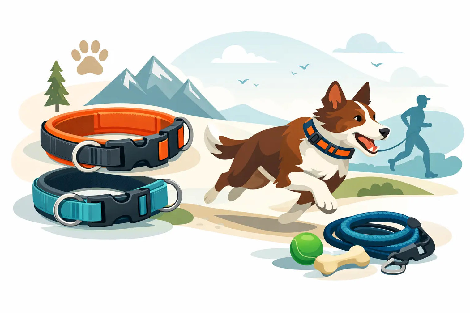 Guía de compra collar premium para perros activos