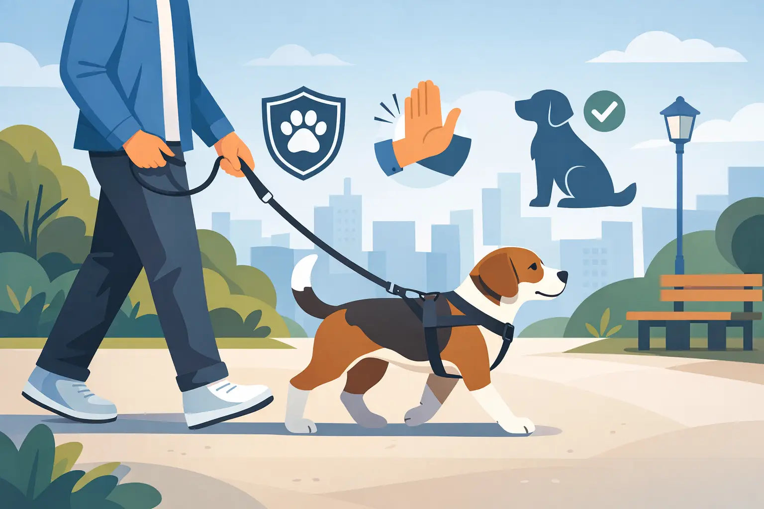 Cómo entrenar paseo con control sin tirar