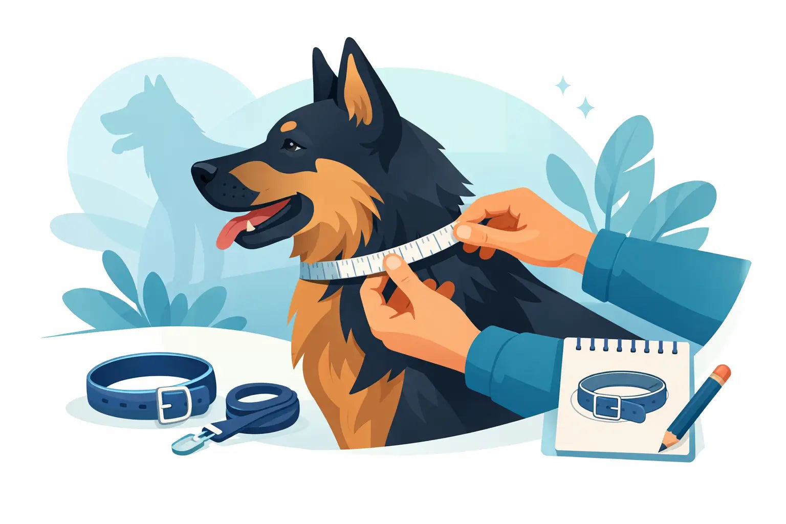 Cómo medir cuello perro grande sin fallar